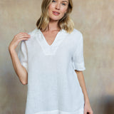 Adele Linen Top