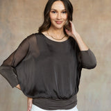 Cassandra Silk Top