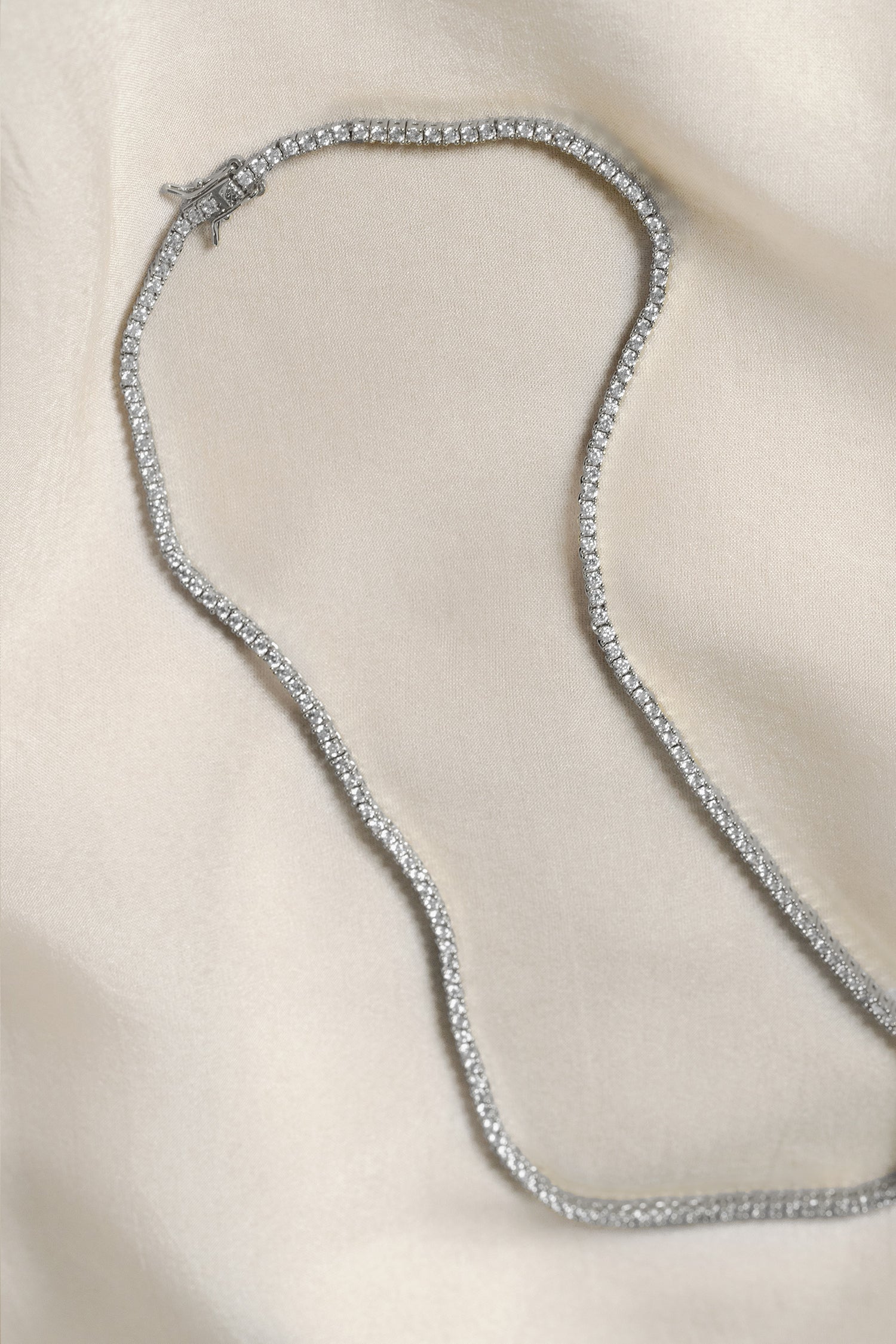 Eugenie Pavé Tennis Necklace