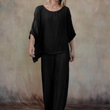 Martina Silk Top & Madelyn Silk Pants