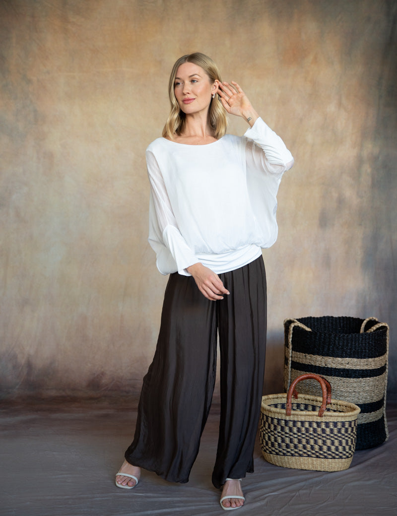 Cassandra Silk Top