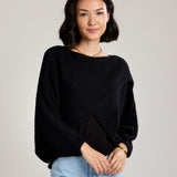Alessandra Knit Criss Cross Wrap