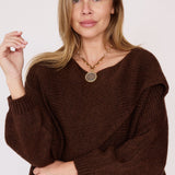 Alessandra Knit Criss Cross Wrap