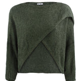 Alessandra Knit Criss Cross Wrap