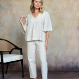 Amelie Linen Top