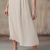 Beatrice Pleated Midi Skirt