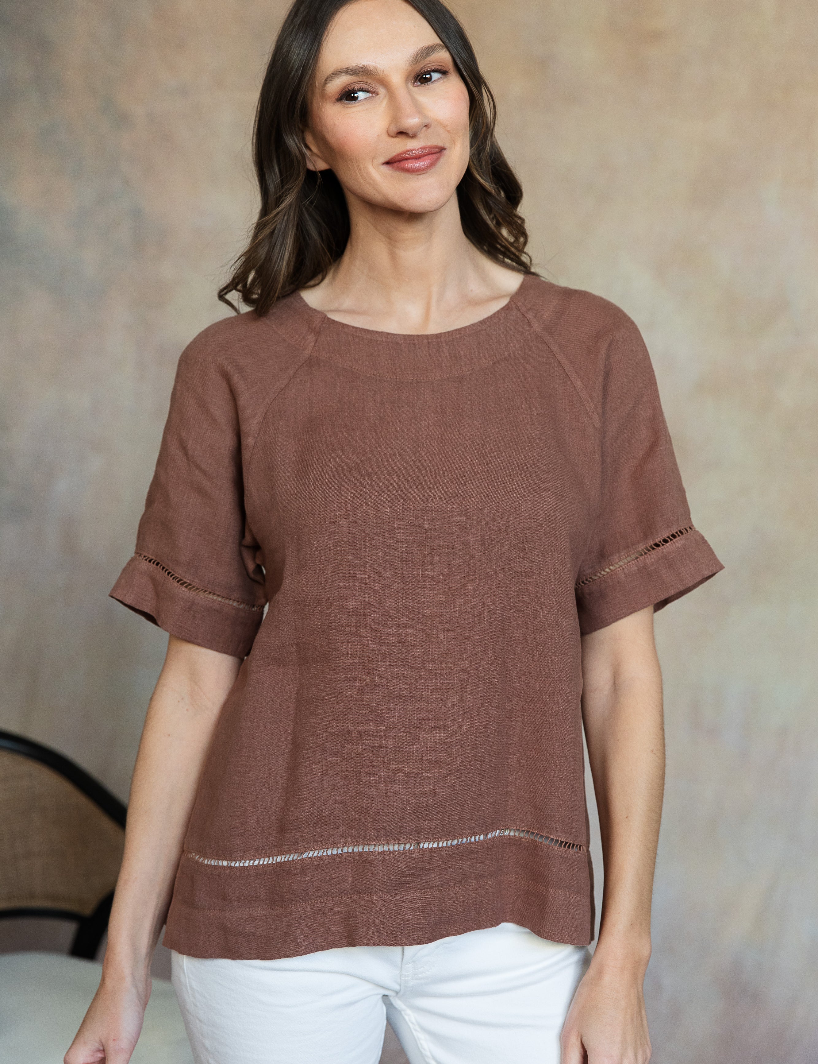 Blanca Linen Top