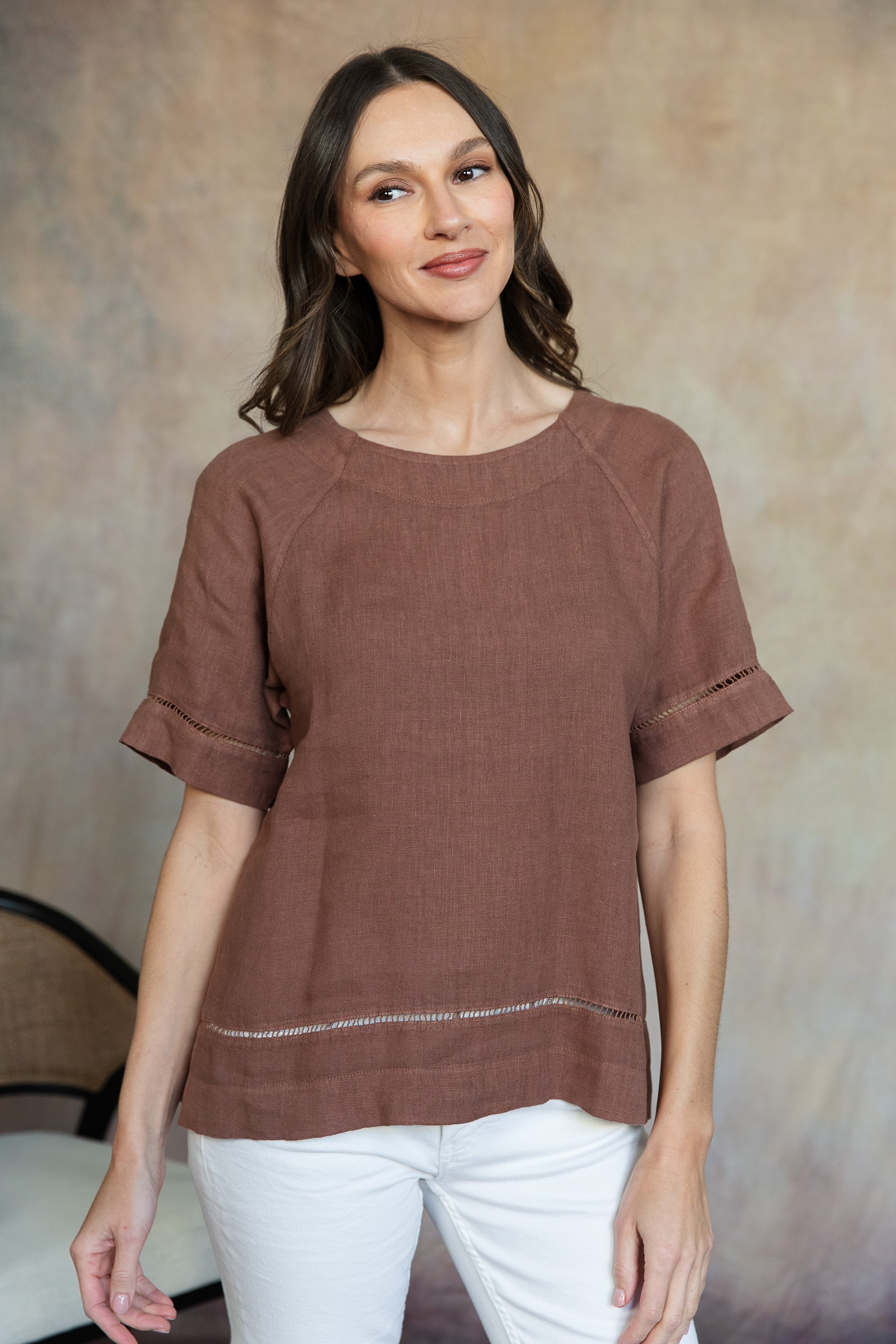 Blanca Linen Top