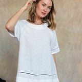 Blanca Linen Top