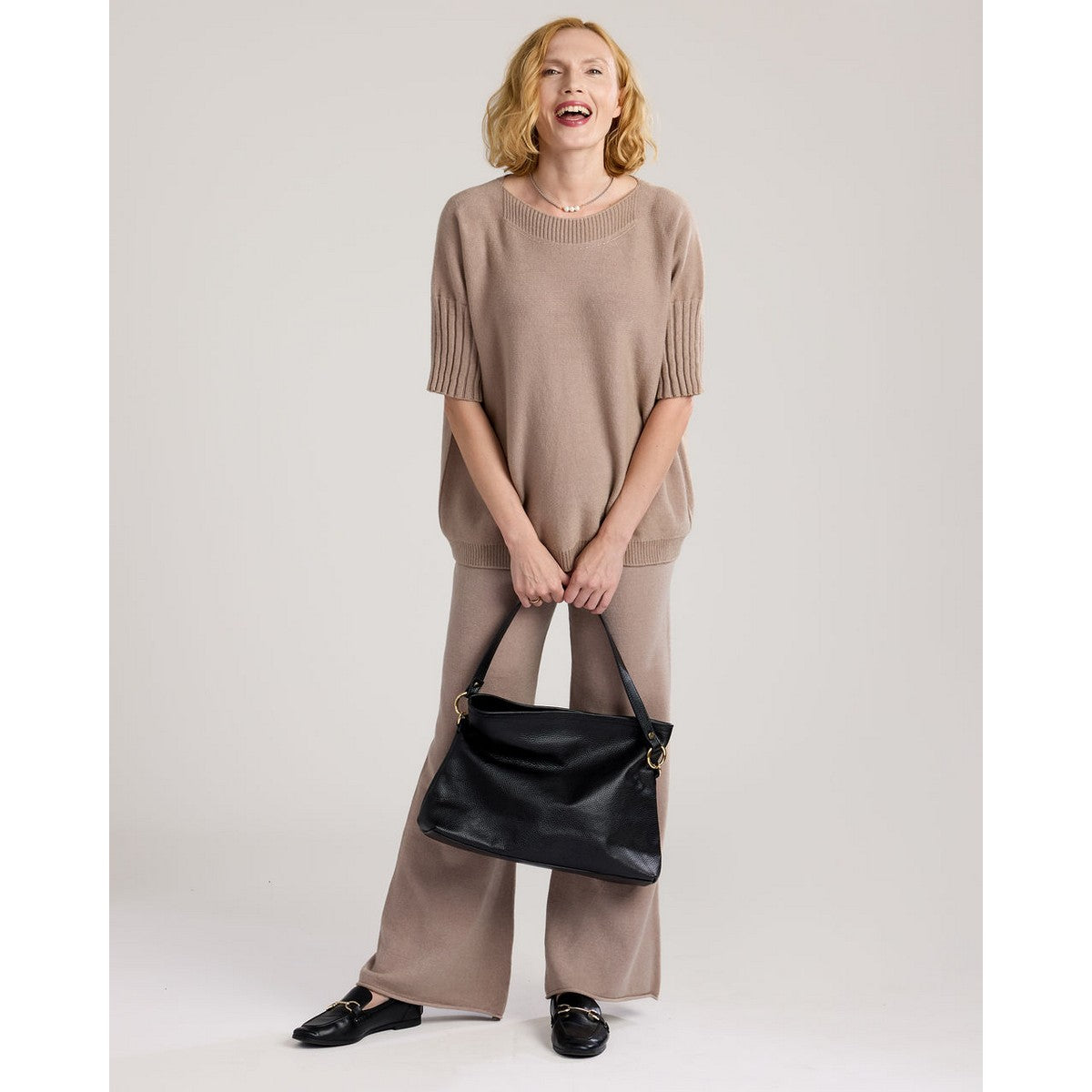 The Bella Leather Slouch Bag