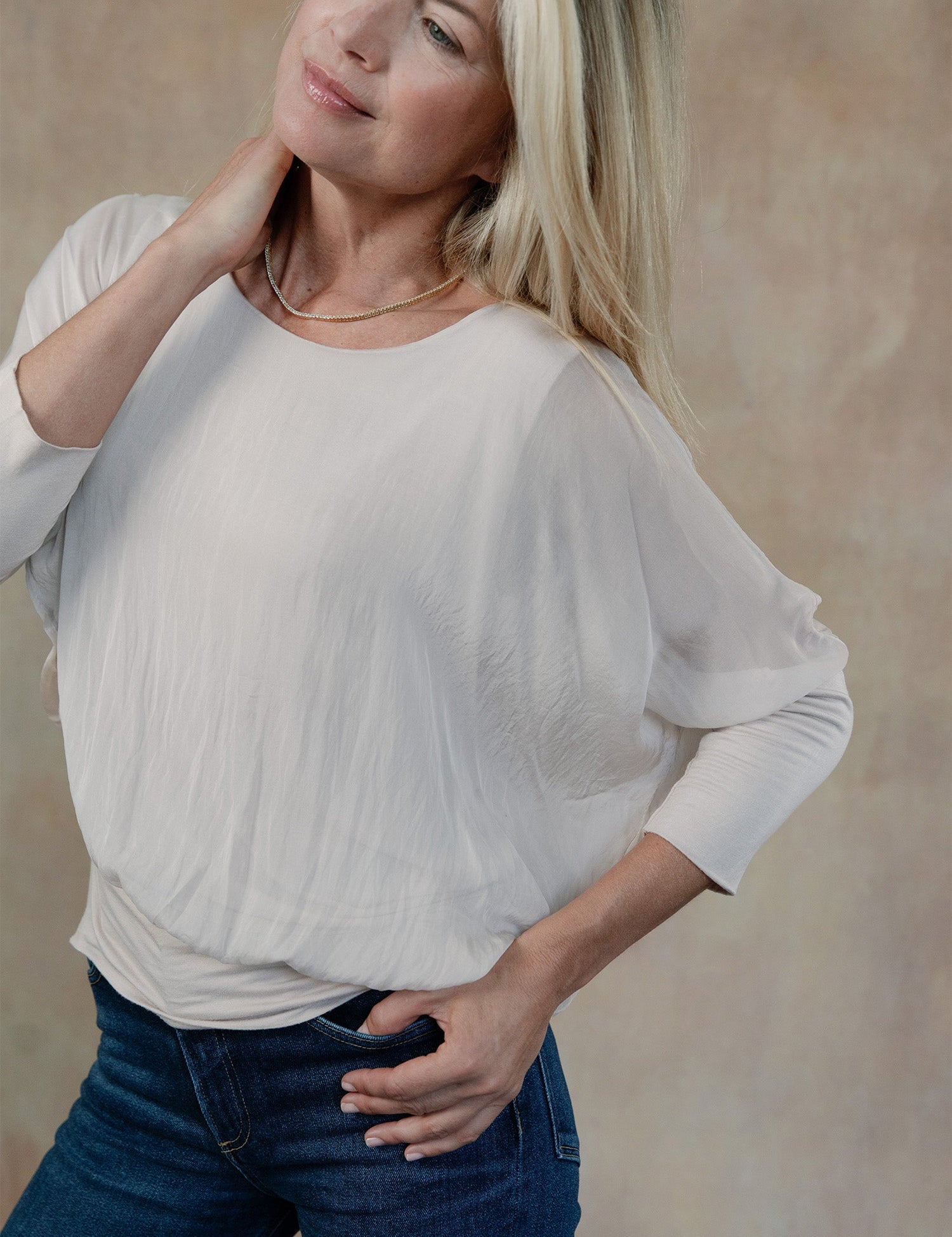 Cassandra Silk Top