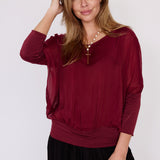 Cassandra Silk Top