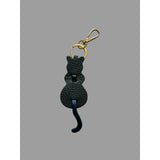 The Leather Cat Charm