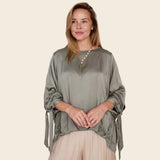 Celeste Satin Top