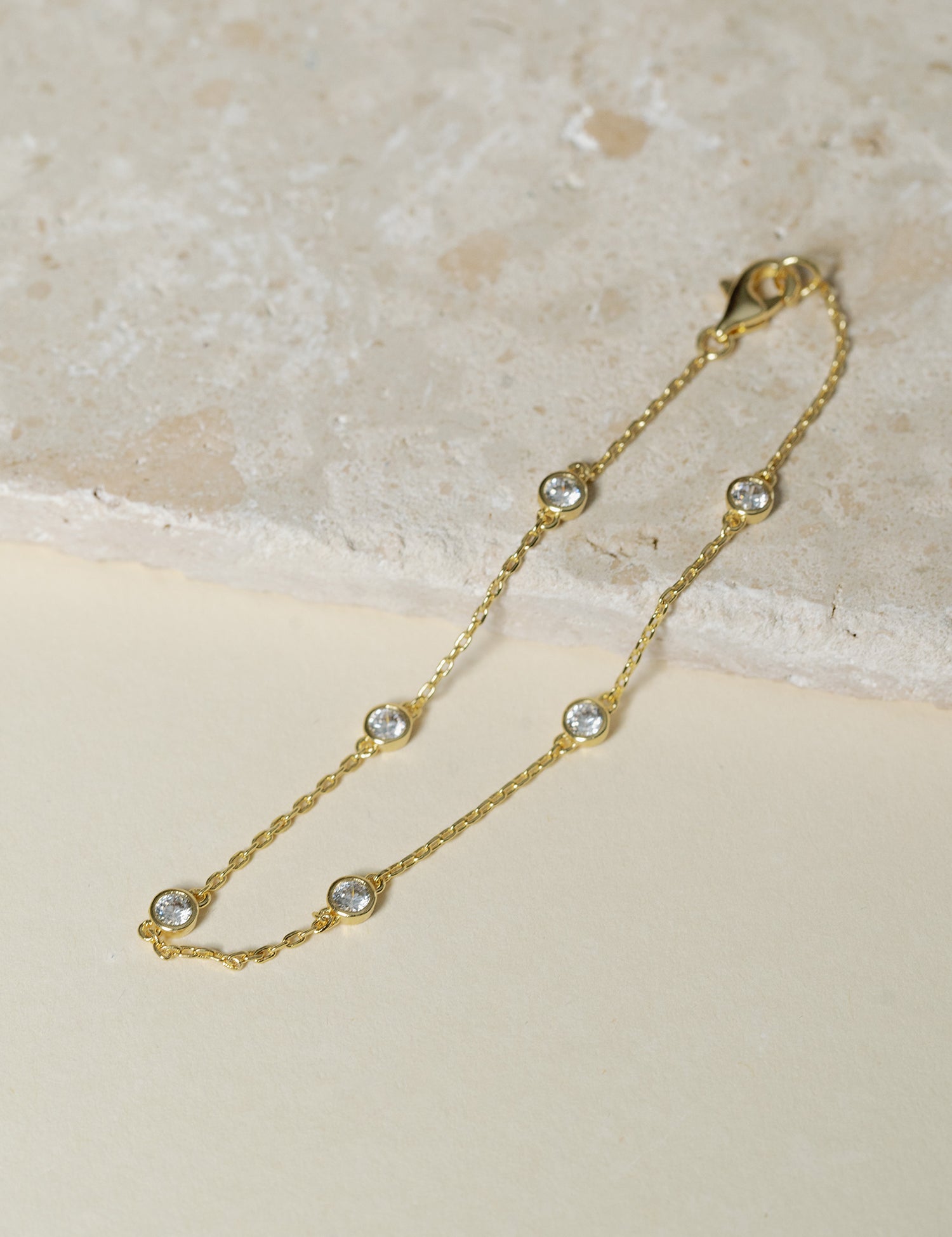 Eleanor Pavé Chain Bracelet