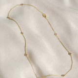 Eleanor Pavé Chain Necklace