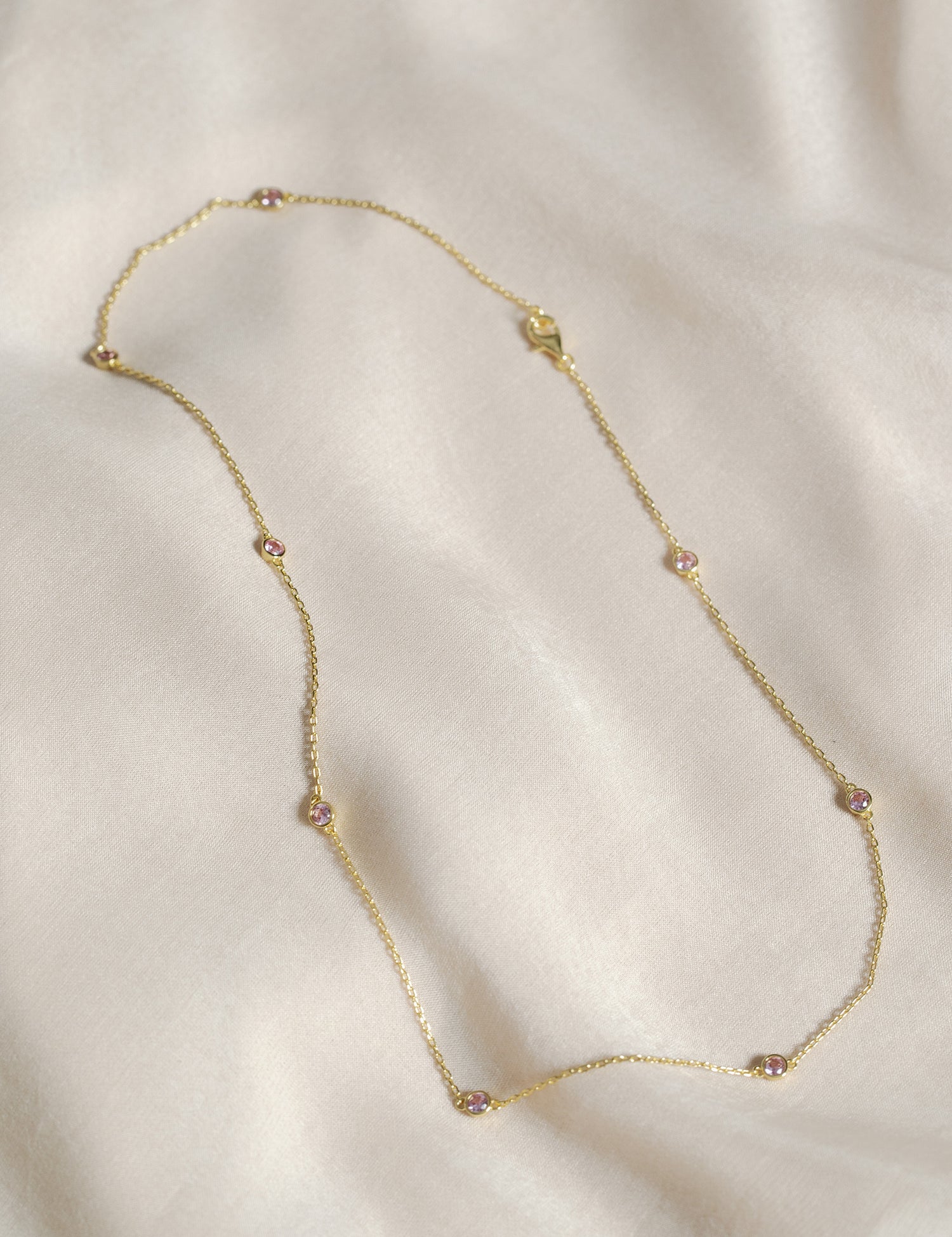 Eleanor Pavé Chain Necklace