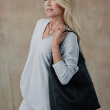 Gia Leather Hobo Bag