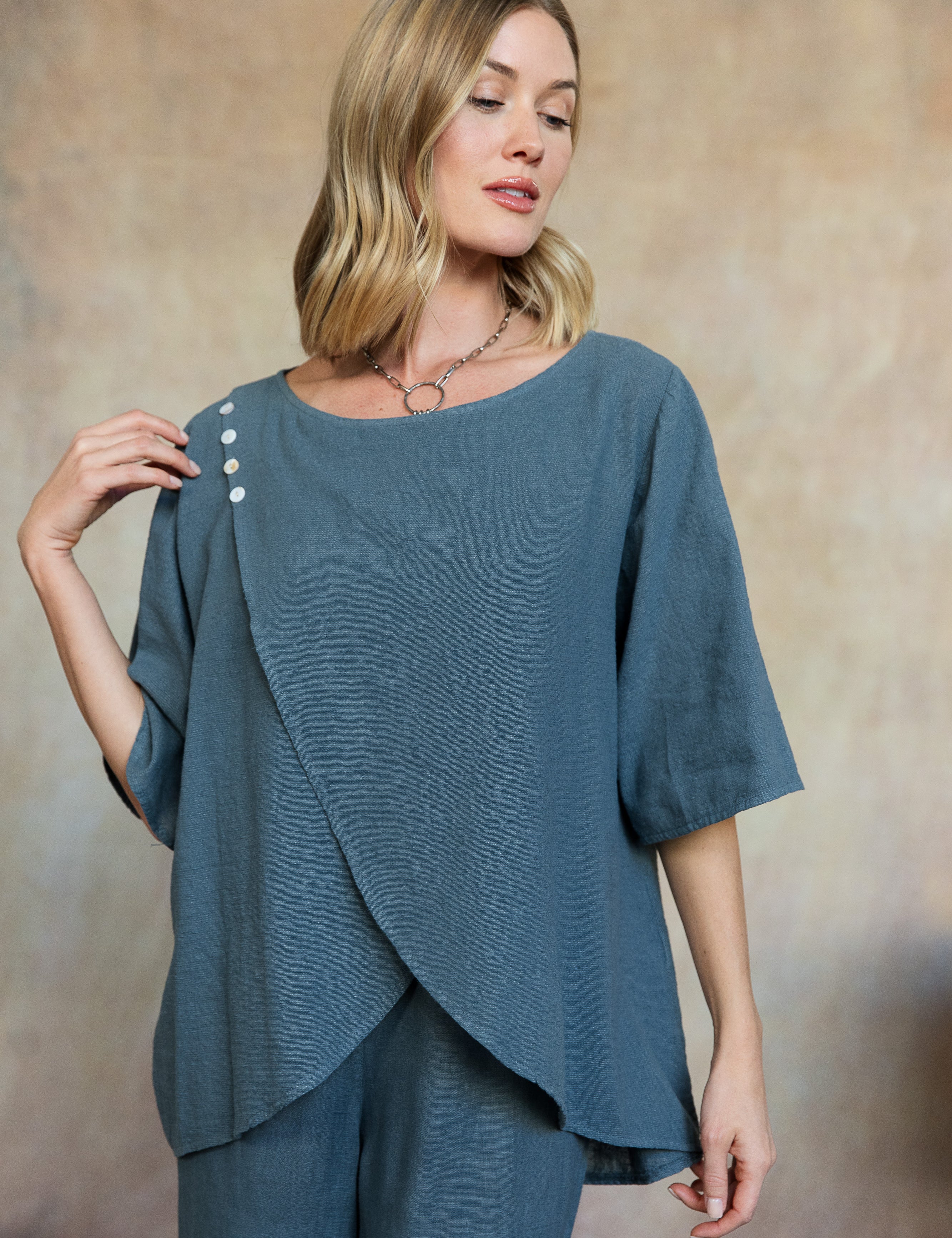 Kari Linen Top