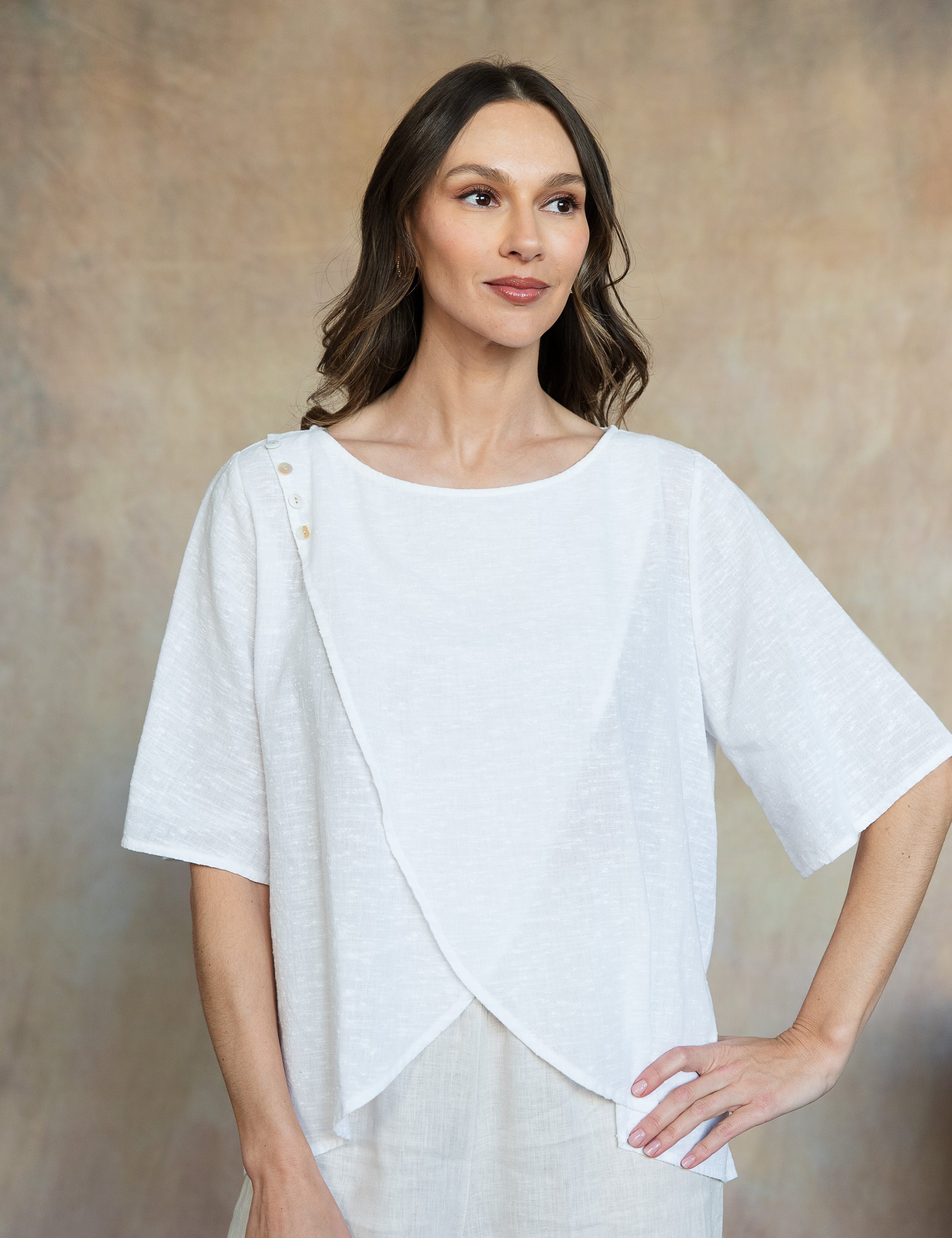 Kari Linen Top