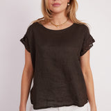 Katia Linen Blouse-Rose