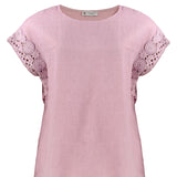 Katia Linen Blouse-Rose