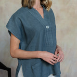 Leni Linen Top