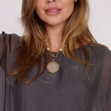 Scarlett Pearl Coin Necklace