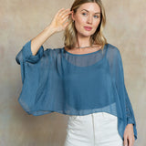 Mona Silk Topper