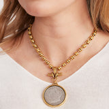 Riley Coin Necklace-Gold