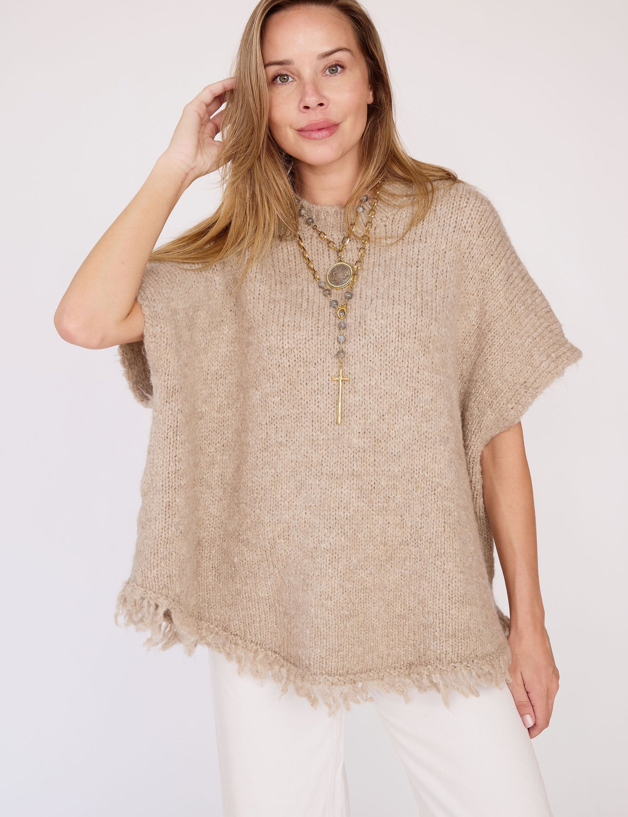 Theresa Knit Poncho