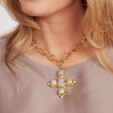 Trinity Cross Necklace